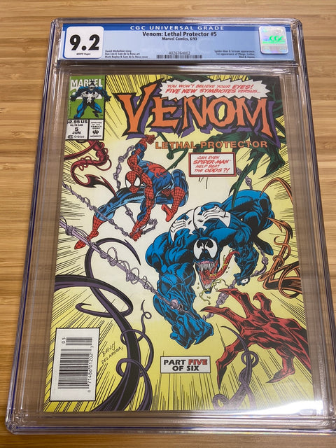 Venom: Lethal Protector #5B (CGC 9.2)