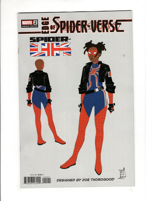 Edge of Spider-Verse, Vol. 2 #2B 1:10 Zoe Thorogood Design Variant