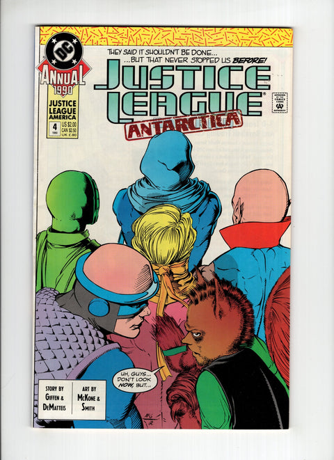 Justice League / International / America Annual #4A (1990) DC Comics 1990