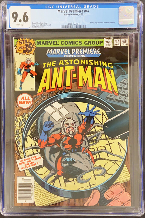 Marvel Premiere #47 (CGC 9.6) (1979) 1st Scott Lang as Ant-Man