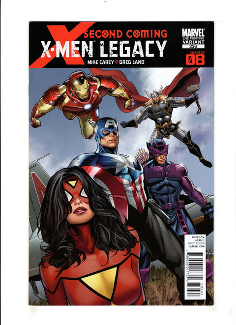 X-Men: Legacy, Vol. 1 236 Greg Land 2nd Printing Variant Cover
