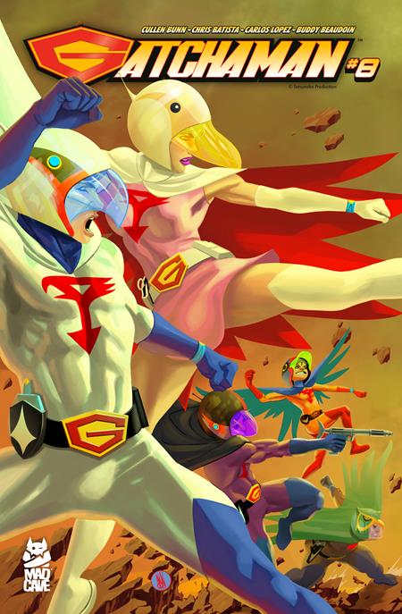 GATCHAMAN #8 CVR A INAKI MIRANDA Mad Cave Studios Cullen Bunn Chris Batista Inaki Miranda PREORDER