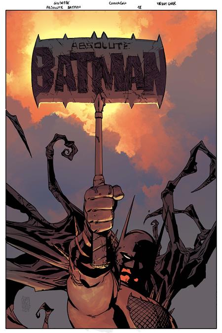 ABSOLUTE BATMAN #18 CVR D GIUSEPPE CAMUNCOLI CARD STOCK VAR DC Comics Scott Snyder Eric Canete Giuseppe Camuncoli PREORDER