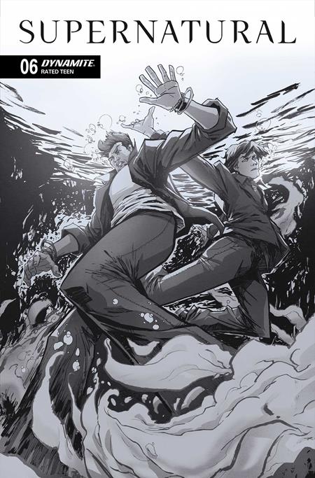 Supernatural, Vol. 2 (Dynamite Entertainment) 6 Comic Alfredo Cardona Incentive B&W Variant (1:10) Dynamite Entertainment 2026