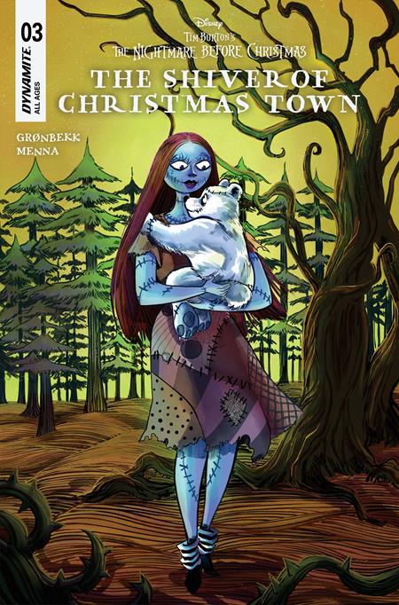 TIM BURTONS THE NIGHTMARE BEFORE CHRISTMAS THE SHIVER OF CHRISTMAS TOWN #3 CVR B SOO LEE VAR DYNAMITE Entertainment Torunn Groenbekk  Edu Menna Soo Lee PREORDER