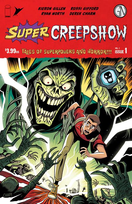 SUPER CREEPSHOW #1 (OF 5) CVR C DEREK CHARM VAR (MR) Image Comics Kieron Gillen, Ryan North Rossi Gifford, Derek Charm Derek Charm PREORDER