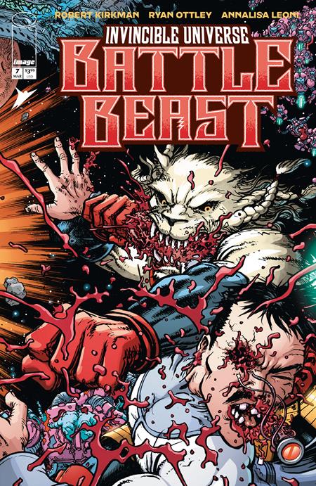 INVINCIBLE UNIVERSE BATTLE BEAST #7 CVR C INC 1:10 CHRIS BURNHAM & BRIAN REBER VAR Image Comics Robert Kirkman Ryan Ottley, Annalisa Leoni Chris Burnham, Brian Reber PREORDER