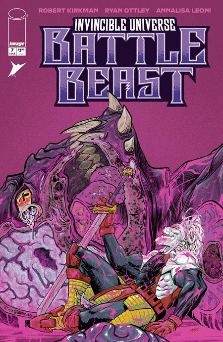 INVINCIBLE UNIVERSE BATTLE BEAST #7 CVR G INC 1:100 MATTHEW ROBERTS VAR Image Comics Robert Kirkman Ryan Ottley, Annalisa Leoni Matthew Roberts PREORDER