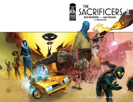 SACRIFICERS #21 CVR C ANDREW ROBINSON WRAPAROUND VAR Image Comics Rick Remender Max Fiumara, Dave McCaig Andrew Robinson PREORDER