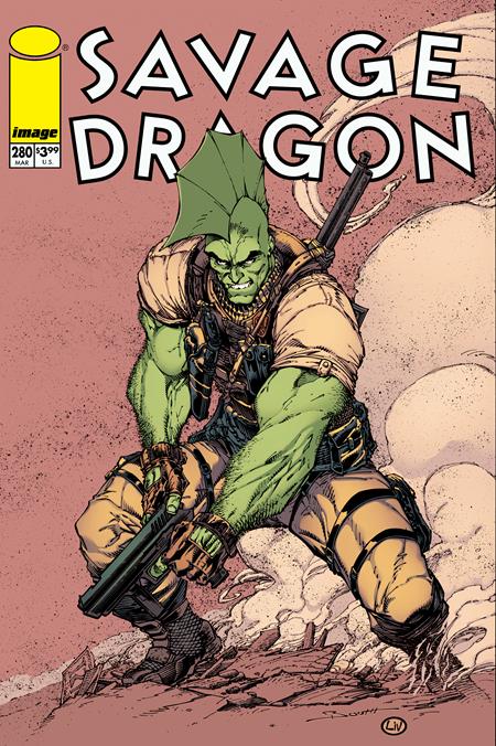 SAVAGE DRAGON #280 CVR C BRETT BOOTH & LIVESAY VAR (MR) Image Comics Erik Larsen Erik Larsen Brett Booth, Livesay PREORDER