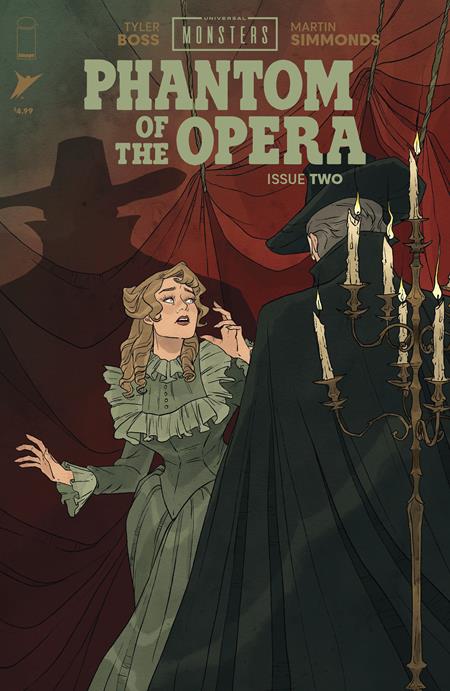 UNIVERSAL MONSTERS PHANTOM OF THE OPERA #2 (OF 4) CVR E INC 1:50 ABIGAIL LARSON VAR Image Comics Tyler Boss Martin Simmonds Abigail Larson PREORDER