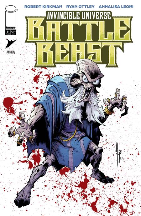 Invincible Universe: Battle Beast 5 Comic 2nd Printing Ryan Ottley Image Comics 2026