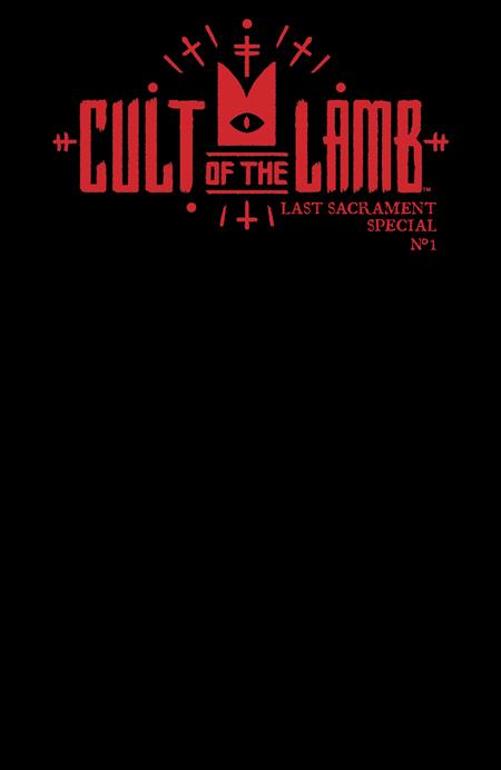 CULT OF THE LAMB LAST SACRAMENT SPECIAL #1 (ONE-SHOT) CVR C BLANK SKETCH VAR Oni Press Alex Paknadel Troy Little Blank Sketch PREORDER