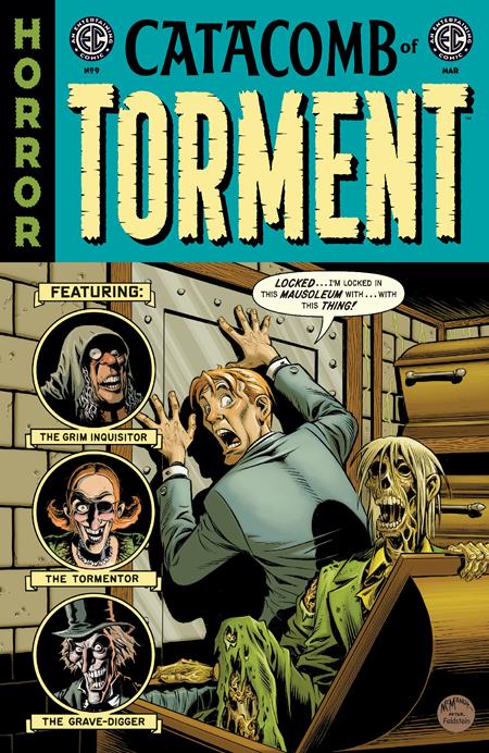 EC CATACOMB OF TORMENT #9 CVR C INC 1:10 SHAWN MCMANUS EC HOMAGE VAR Oni Press Jude Ellison S. Doyle, Celeste Bronfman, Joe R. Lansdale Felipe Cunha, David Lapham, Malachi Ward Shawn McManus PREORDER