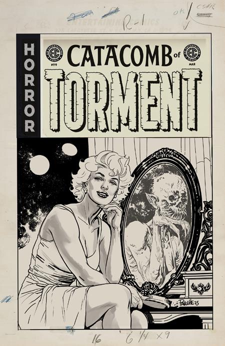 EC CATACOMB OF TORMENT #9 CVR D INC 1:20 YANICK PAQUETTE B&W ARTISTS EDITION VAR Oni Press Jude Ellison S. Doyle, Celeste Bronfman, Joe R. Lansdale Felipe Cunha, David Lapham, Malachi Ward Yanick Paquette PREORDER