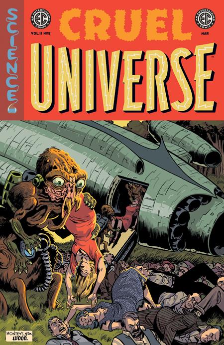EC CRUEL UNIVERSE 2 #8 (OF 12) CVR C INC 1:10 ALBERT MONTEYS EC HOMAGE VAR Oni Press Mike Carey, Melissa Flores, Jeff Jensen Daniel Gete, Kano, Lukas Ketner Albert Monteys PREORDER