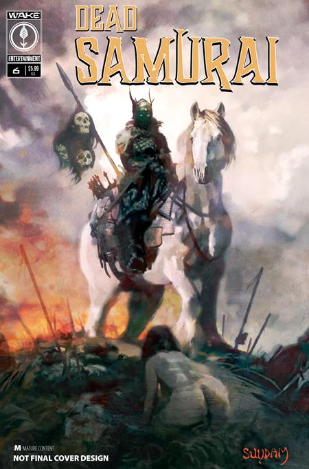 Dead Samurai 6 Comic Arthur Suydam Variant Wake Entertainment 2026