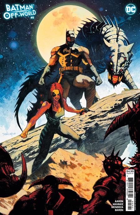 BATMAN OFF-WORLD #5 (OF 6) CVR B DAN MORA CARD STOCK VAR DC Comics Jason Aaron Doug Mahnke, Jaime Mendoza Dan Mora PREORDER