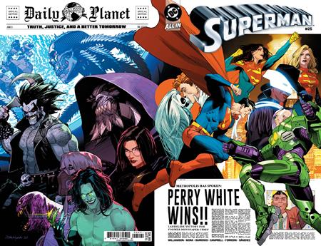 Superman, Vol. 6 #25 (Cvr I) (2025) Dan Mora Foil Variant