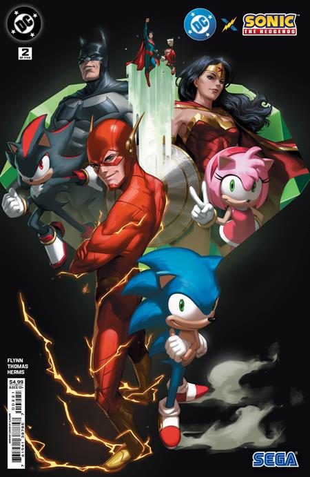 DC X Sonic The Hedgehog #2 (Cvr B) (2025) Ejikure Variant