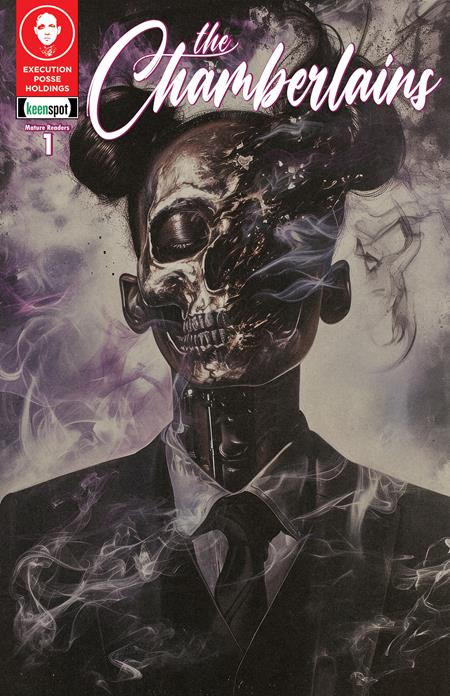 CHAMBERLAINS #1 CVR E TODD SKULL VAR (MR) Ex Posse Holdings Ruben Romero, Casey Bowker Alexandre Santana, Sergio Melegrito Todd Skull PREORDER