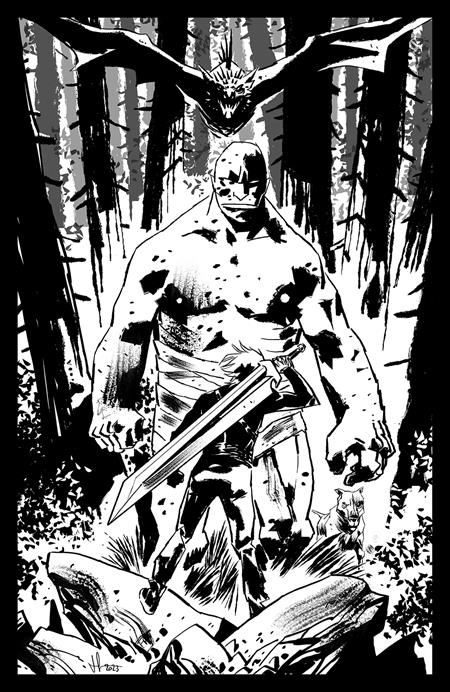 LOST FANTASY #1 CVR C INC 1:15 LUCA CASALANGUIDA B&W VAR Image Comics Curt Pires Luca Casalanguida Luca Casalanguida PREORDER