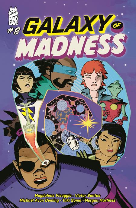 GALAXY OF MADNESS #8 (OF 10) Mad Cave Studios Magdalene Visaggio Victor Santos Michael Avon Oeming PREORDER