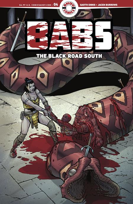 BABS THE BLACK ROAD SOUTH #4 (OF 6) CVR A JACEN BURROWS (MR) Ahoy Garth Ennis Jacen Burrows Jacen Burrows PREORDER