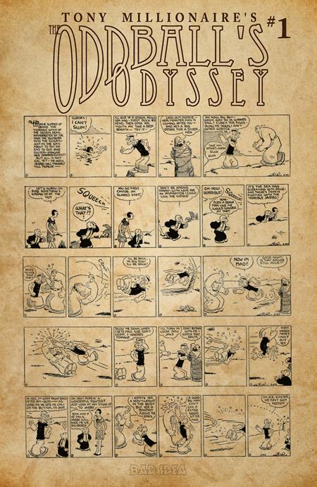 ODDBALLS ODYSSEY #1 (ONE-SHOT) CVR D EC SEGAR OLD MASTERS VAR BAD IDEA Tony Millionaire Tony Millionaire Jim Campbell EC Segar PREORDER