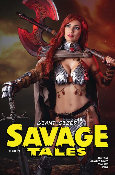 GIANT SIZED SAVAGE TALES (ONE SHOT) CVR C IVY COSPLAY RED SONJA VAR DYNAMITE Entertainment David Avallone Mariano Benitez-Chapo, Pasquale Qualano, Sebastian Piriz Ivy Cosplay PREORDER