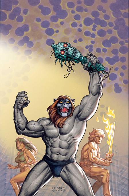 THUNDARR THE BARBARIAN #4 CVR G INC 1:10 JOSEPH MICHAEL LINSNER VIRGIN VAR DYNAMITE Entertainment Jason Aaron Kewber Baal Joseph Michael Linsner PREORDER