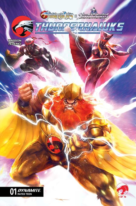 THUNDERCATS X SILVERHAWKS THUNDERHAWKS #1 CVR A IVAN TAO DYNAMITE Entertainment Ed Brisson Vincenzo Federici Ivan Tao PREORDER