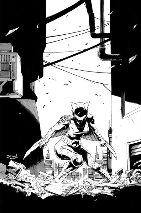 THUNDERCATS X SILVERHAWKS THUNDERHAWKS #1 CVR L INC 1:25 DECLAN SHALVEY LINE ART VIRGIN VAR DYNAMITE Entertainment Ed Brisson Vincenzo Federici Declan Shalvey PREORDER