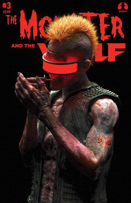 MARK SPEARS MONSTERS THE MONSTER & THE WOLF #3 CVR D MARK SPEARS PUNK VAR Ex Posse Holdings Mark Spears Mark Spears Mark Spears PREORDER