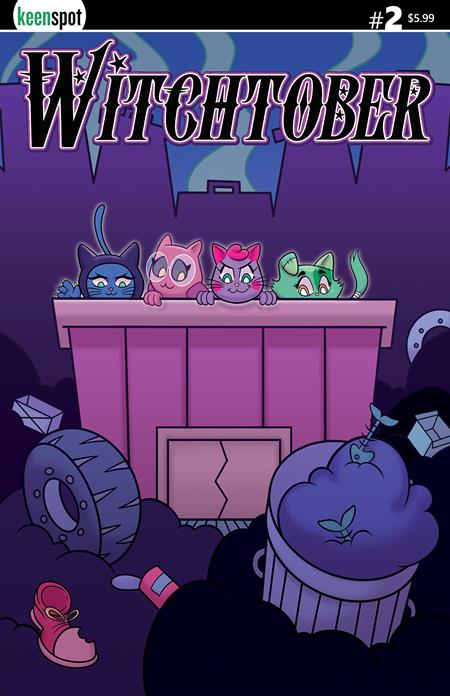 WITCHTOBER #2 CVR C FER LOZADA GARBAGE PAIL CATS VAR Ex Posse Holdings Kayden Phoenix Renata Garcia Fer Lozada PREORDER