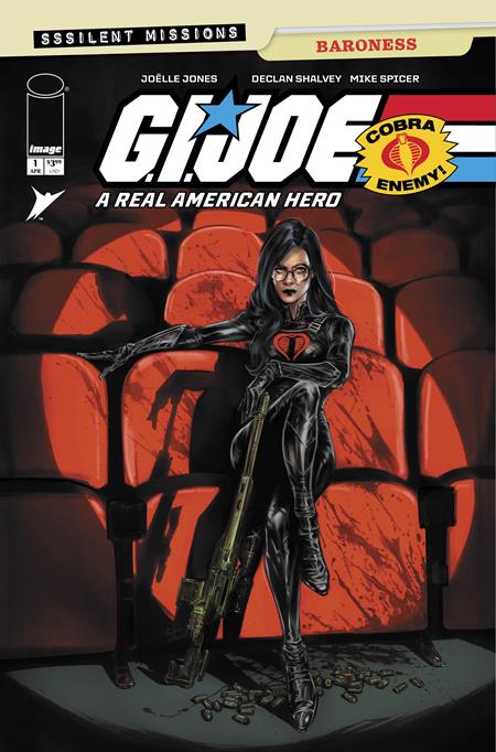 GI JOE A REAL AMERICAN HERO SSSILENT MISSIONS BARONESS #1 (ONE SHOT) CVR A JOELLE JONES Image Comics Declan Shalvey, Joelle Jones Joelle Jones, Mike Spicer Joelle Jones PREORDER