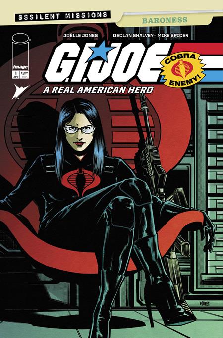 GI JOE A REAL AMERICAN HERO SSSILENT MISSIONS BARONESS #1 (ONE SHOT) CVR B JORGE FORNES VAR Image Comics Declan Shalvey, Joelle Jones Joelle Jones, Mike Spicer Jorge Fornes PREORDER