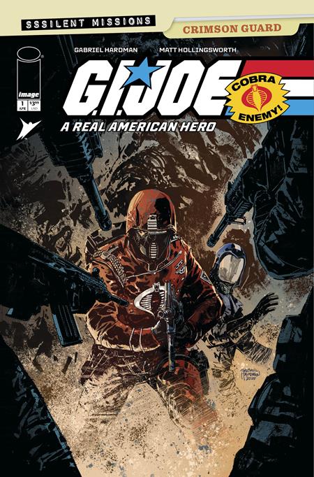 GI JOE A REAL AMERICAN HERO SSSILENT MISSIONS CRIMSON GUARD #1 (ONE SHOT) CVR A GABRIEL HARDMAN Image Comics Gabriel Hardman Gabriel Hardman, Matt Hollingsworth Gabriel Hardman PREORDER