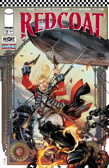 REDCOAT #18 CVR B LEONARDO COLAPIETRO VAR Image Comics Geoff Johns Bryan Hitch, Andrew Currie, Brad Anderson Leonardo Colapietro PREORDER