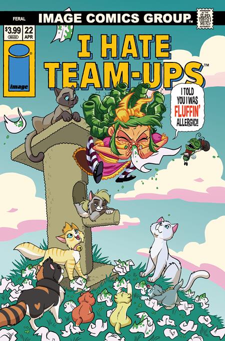 FERAL #22 CVR D TONY FLEECS I HATE FAIRYLAND TEAM UP VAR Image Comics Tony Fleecs Trish Forstner, Tone Rodrigues, Brad Simpson Tony Fleecs PREORDER