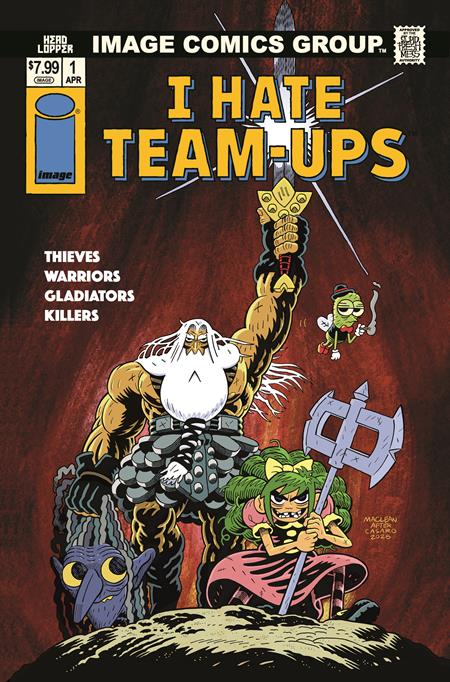 HEAD LOPPER #1 (2026) CVR H I HATE FAIRYLAND TEAM-UP (MR) Image Comics Andrew Maclean Andrew Maclean Blank Sketch PREORDER
