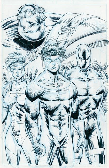 Youngblood, Vol. 7 5 Comic Rob Liefeld Invincible Team-Up B&W Variant Image Comics 2026