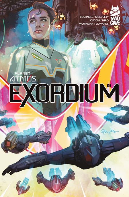 PLANET ATMOS EXORDIUM #1 (OF 9) CVR A TOMMY LEE EDWARDS Mad Cave Studios DR Bushnell Rob McEveety Andrea Cucchi Tommy Lee Edwards PREORDER