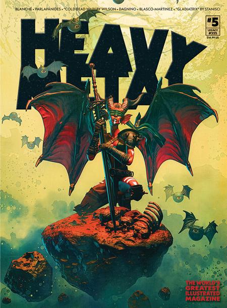HEAVY METAL MAGAZINE #5 CVR A PASCAL BLANCHE (MR) Massive Publishing Various Various Pascal Blanche PREORDER
