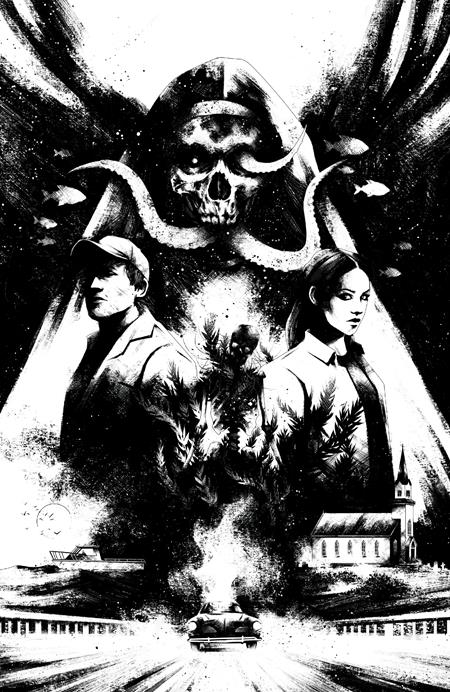 ESTUARY A GHOST STORY #1 (OF 4) CVR E INC 1:20 MAAN HOUSE B&W VAR Oni Press Tim Daniel, D.B. Andry Maan House Maan House PREORDER