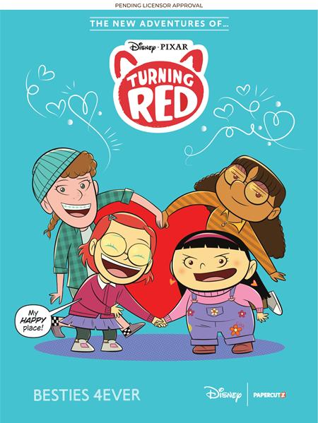 NEW ADVENTURES OF TURNING RED HC VOL 1 Papercutz Disney Comics Group Disney Comics Group The Disney Comics Group PREORDER