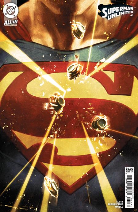SUPERMAN UNLIMITED #1 CVR E SEBASTIAN FIUMARA CARD STOCK VAR DC Comics Dan Slott Rafael Albuquerque Sebastian Fiumara PREORDER