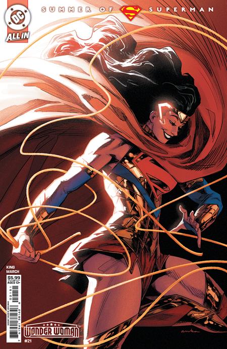 WONDER WOMAN #21 CVR D KRIS ANKA SUPERSMASH-UP CARD STOCK VAR DC Comics Tom King Guillem March Kris Anka PREORDER