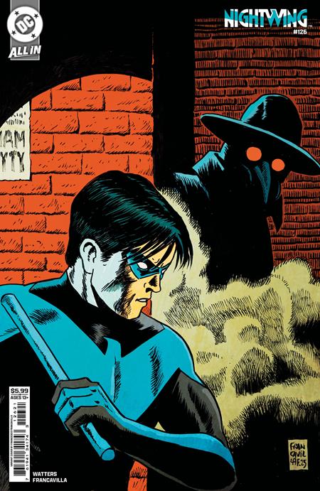 NIGHTWING #126 CVR C FRANCESCO FRANCAVILLA CARD STOCK VAR DC Comics Dan Watters Francesco Francavilla Francesco Francavilla PREORDER