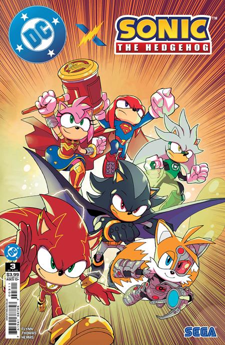 DC X SONIC THE HEDGEHOG #3 (OF 5) CVR A PABLO M COLLAR DC Comics Ian Flynn Adam Bryce Thomas Pablo M. Collar PREORDER